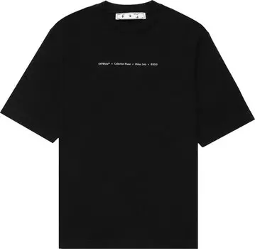 Футболка Off-White Tornado Arrow Short-Sleeve Skate Tee 'Black/Multicolor', черный