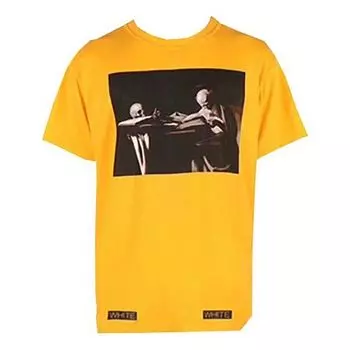 Футболка OFF-WHITE Unisex SS21 Co Virgil Ablo Ow Tee Yellow, желтый