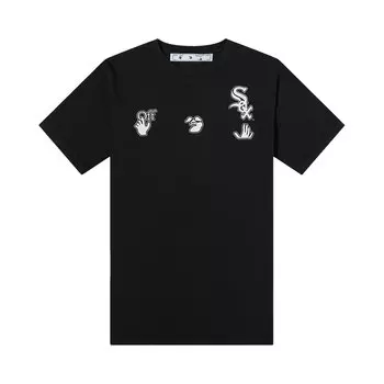 Футболка Off-White x MLB Chicago White Sox, цвет Черный/Белый