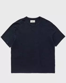 Футболка Officine Gnrale Ss Tee Piece Dyed French Linen, цвет night sky