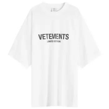Футболка ограниченного выпуска Vetements, белый