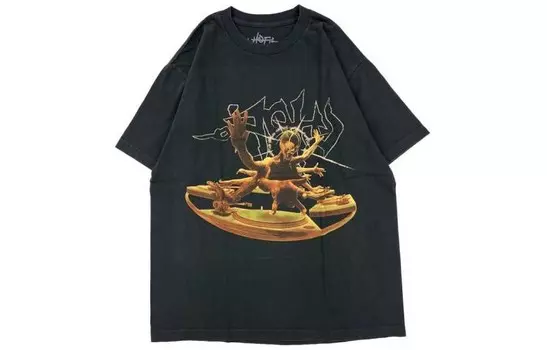 Футболка ограниченной серии SS23 UTOPIA унисекс, черная Travis Scott, черный