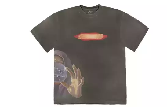 Футболка ограниченной серии SS23 UTOPIA унисекс угольного цвета Travis Scott, цвет Charcoal