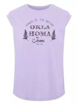 Футболка Oklahoma Jeans, фиолетовый