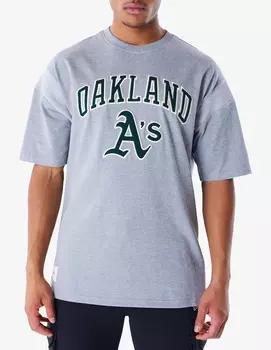 Футболка Окленда по легкой атлетике New Era, серый