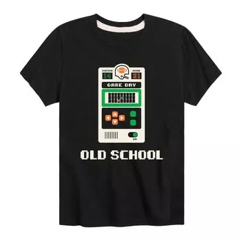 Футболка Old School с графическим рисунком для мальчиков 8–20 лет Licensed Character, черный