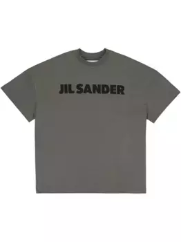 Футболка Olive с логотипом JIL SANDER, зеленый
