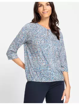 Футболка Olsen Rundhalsshirt, цвет coronet blue