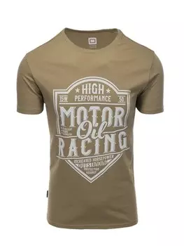 Футболка Ombre S1735, оливковый