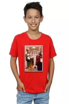 Футболка OMG Santa с фотографией Elf, красный