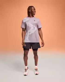 Футболка On-Running, лиловый