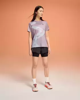 Футболка On-Running, лиловый