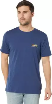 Футболка One & Only с разрезами и короткими рукавами Hurley, цвет Abyss