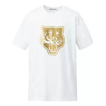 Футболка Onitsuka Tiger Logo Graphic Tee 'White Gold', белый