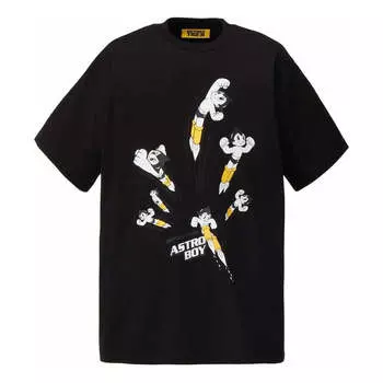 Футболка Onitsuka Tiger x Astro Boy Oversized Graphic T-Shirt 'Black', черный