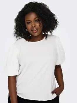 Футболка Only Carmakoma, белый