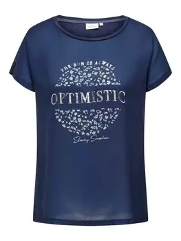 Футболка ONLY Carmakoma, темно-синий