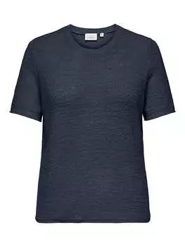 Футболка ONLY Carmakoma, темно-синий