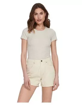 Футболка Only Emma, бежевый