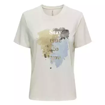 Футболка Only Free Life, бежевый