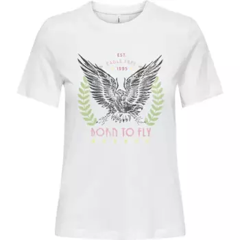 Футболка Only Henny Life Reg, белый