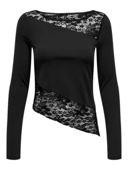 Футболка ONLY Langarmshirt SLAY, черный