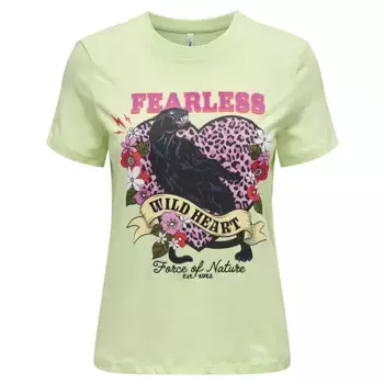 Футболка Only Lenni Life, розовый