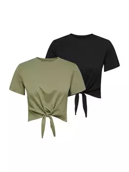 Футболка Only MAY, цвет Khaki/Black