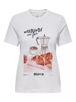 Футболка ONLY Shirt, белый