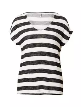 Футболка ONLY Shirt LIRA, пятнистый черный