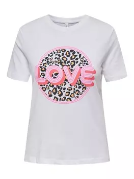 Футболка ONLY Shirt ONLARIYA, белый