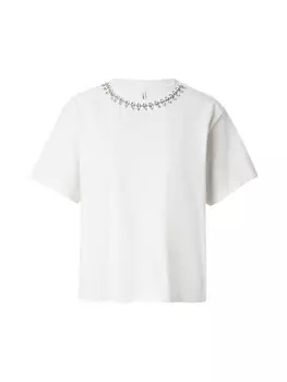 Футболка ONLY Shirt ONLKIARA, белый