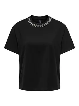 Футболка ONLY Shirt ONLKIARA, черный