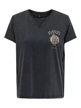 Футболка ONLY Shirt ONLLucy, антрацит