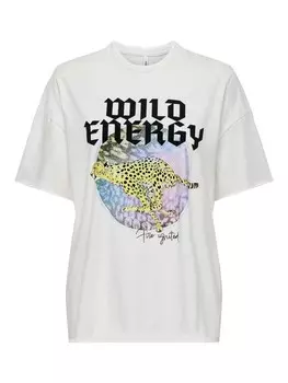 Футболка ONLY Shirt ONLLUCY, белый
