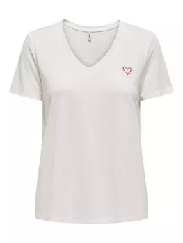 Футболка ONLY Shirt ONLNEW BELLE, белый