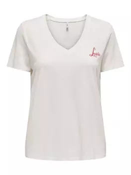 Футболка ONLY Shirt ONLNEW BELLE, белый