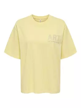 Футболка ONLY Shirt ONLRIRI, цвет light yellow