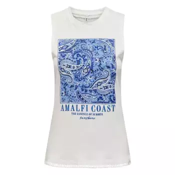 Футболка Only Siri Life Sleeveless, синий