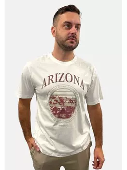 Футболка Only&Sons 2er Set locker geschnitten Rundhals Kurzarm, цвет wei-rot