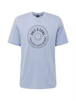 Футболка Only & Sons LAMER, пыльный синий