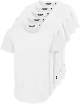 ФУТБОЛКА ONLY & SONS "ONSMATT LONGY SS TEE 5-PACK", белый