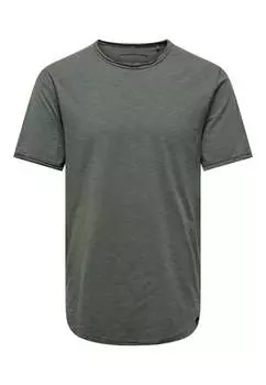 Футболка Only & Sons, зеленый