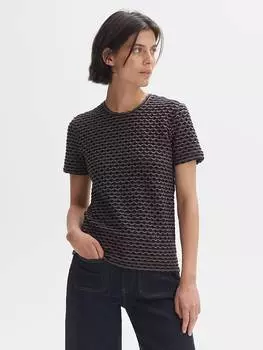 Футболка OPUS, цвет schwarz/braun