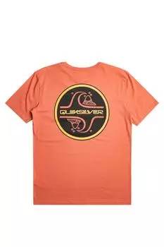 Футболка – оранжевая – стандартного кроя Quiksilver, оранжевый