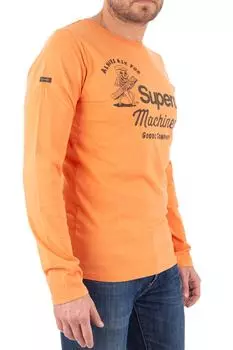 Футболка – оранжевая – стандартного кроя SUPERDRY, оранжевый