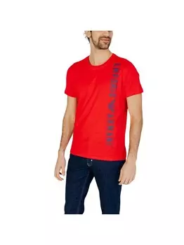 Футболка орел Emporio Armani, красный