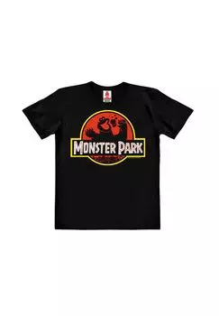Футболка Organic Kids Cookie Monster - Monster Park LOGOSHIRT, черный