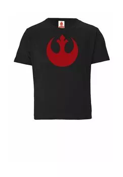 Футболка Organic Kids Star Wars-Rogue One-Rebel Alli LOGOSHIRT, черный