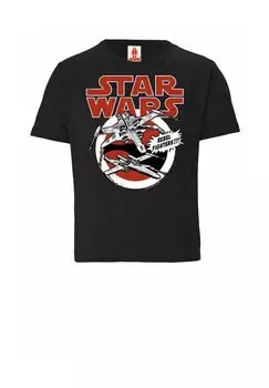 Футболка Organic Kids Star Wars - X-Wings LOGOSHIRT, черный